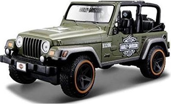 Jeep Wrangler Rubicon 1-24 "Harley Davidson" Maisto van Maisto