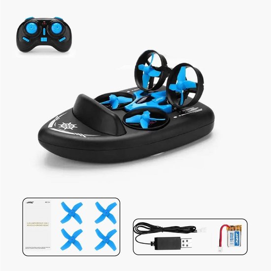 JJRC H36F 3-in-1 RC Mini Drone Land Zee Lucht Quadcopter met Hoogtebehoud & Headless Mode voor Kinderen van JJRC