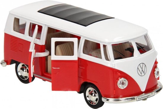 John Toy Volkswagen T1 bus 1:30 14x5,5cm (1 stuk) assorti van John Toy