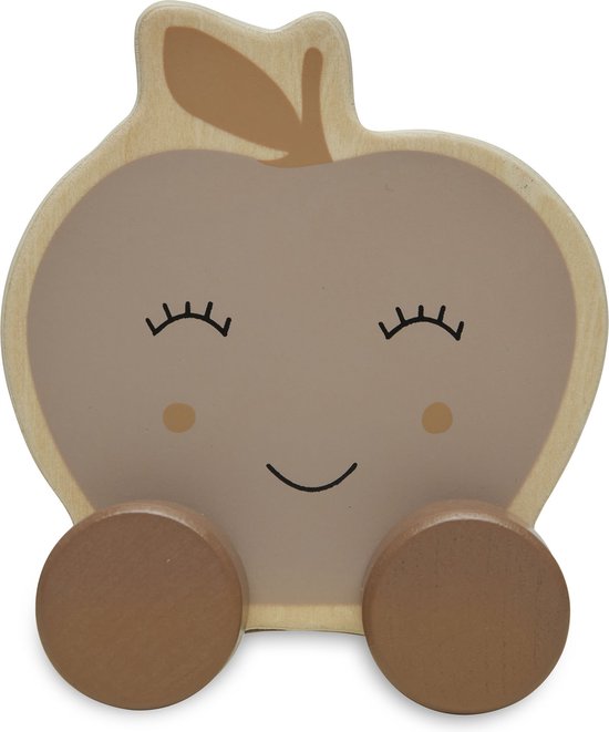 Jollein Houten speelgoedauto Farm Apple van Merkloos