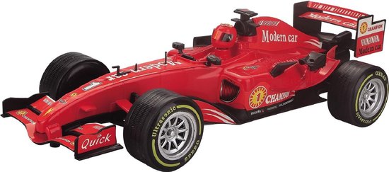 JollyVrooom - F1 Racewagen - Racegeluid - Frictie motor - Rood - 1:18 - 27 cm van JollyVrooom