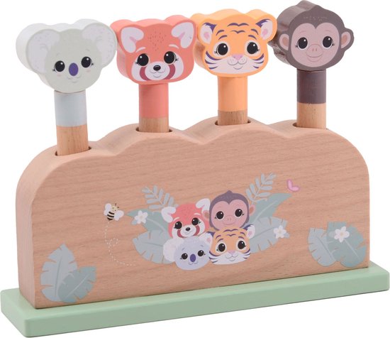 Joueco The Wildies Houten Pop-Up Wildies van Joueco