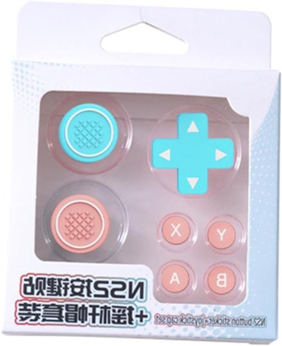 Joystick Covers - Thumb Stick Grips - Controller Personaliseren - Superieure Grip - 1 Set - Rood en Blauw