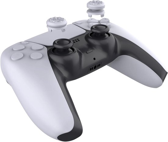 Joystick Doppen - Duimgrepen Accessoires - Verbeterde Game Controle - Antislip Concaaf Ontwerp - 1 Hoog 1 Midden - Wit van Merkloos