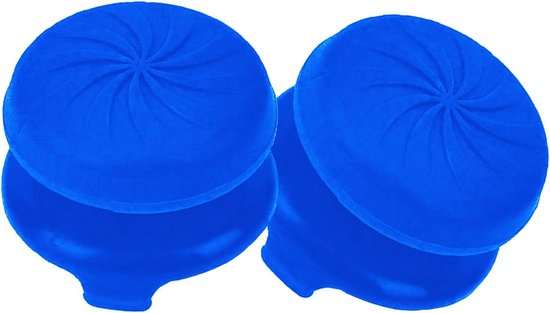 Joystick Doppen voor PS4 en PS5 - Silicone Thumbstick Grip voor Verbetering van Nauwkeurigheid en Controle, 2 Stuks, Blauw