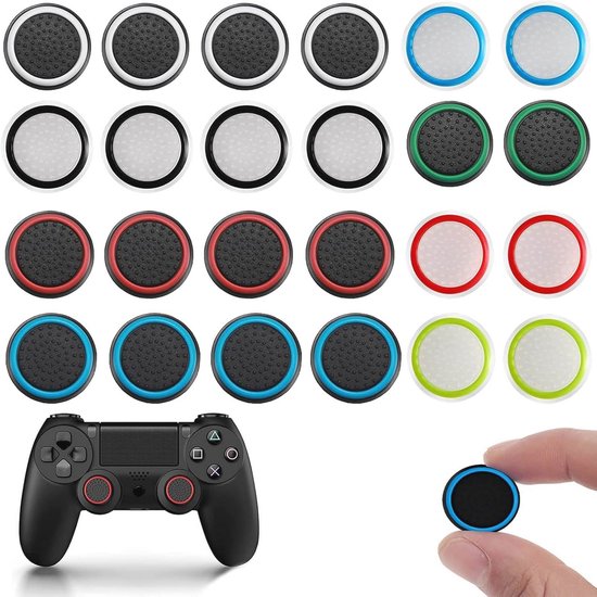 Joystick Grip Caps - 12 Paar Beschermdoppen voor Controllers van Merkloos