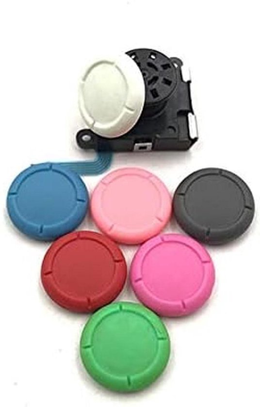 Joystick Grips - Thumbstick Covers - Controller Bescherming - Siliconen Materiaal - Wit