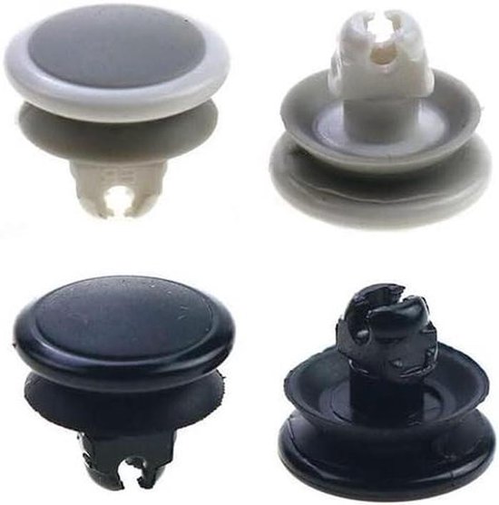 Joystick Knoppen - Controller Covers - Spelcomputer Reparatie - Perfecte Integratie - 2 Stuks - Zwart