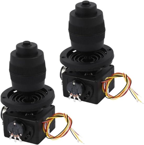 Joystick Potentiometer - 4-Axis Controller - Industriële Controle - 10K Ohm Weerstand - 2 Stuks - Zoals Afgebeeld