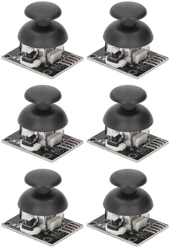 Joystick Sensor Module - Game Controller Onderdeel - Precisie Besturing Maken - Dubbele X Y Assen - 6 Stuks Set van Merkloos