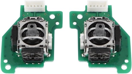 Joystick Set - Controller Onderdelen - Spelconsole Reparatie - Draadloos Compatibel - 3.5 x 2.6 x 2.5 cm - Groen