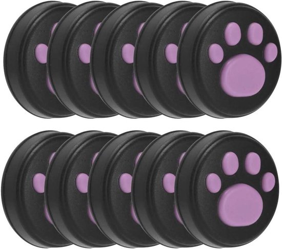 Joystick Thumb Grips - Thumbstick Covers - Verbeteren Grip - Kattenpoot Ontwerp - 10 stuks - Roze van Merkloos