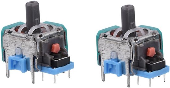 Joystick Vervanging - Analoge Stick Set - Controller Reparatie - 3D Joystick Ontwerp - 2.3x2.2x1.9cm van Merkloos