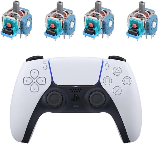 Joystick Vervanging - Controller Onderdelen - Drift Reparatie - Premium Metaal - 099 cm - 4 Stuks van Merkloos