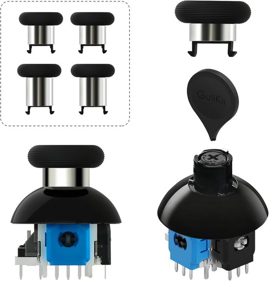 Joystick Vervanging - Controller Onderdelen - Game Console - Verstelbare Spanning - 3 Paren Caps van Merkloos