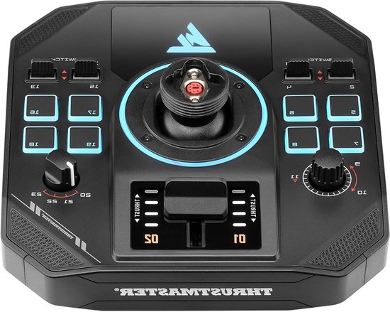 Joystick Voet - Controller Basis - Flightsjim Simulatie - Hall Effect Sensoren - 24 x 29 x 196 cm - Zwart