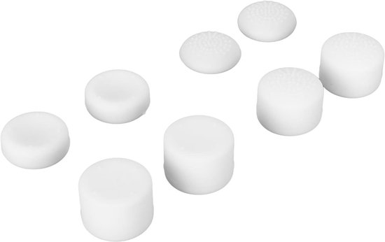 Joystickgrepen - Duimgrepen Caps - Verbeteren Game Controle - Antislip Siliconen Materiaal - 8 Stuks - Zwart van Merkloos