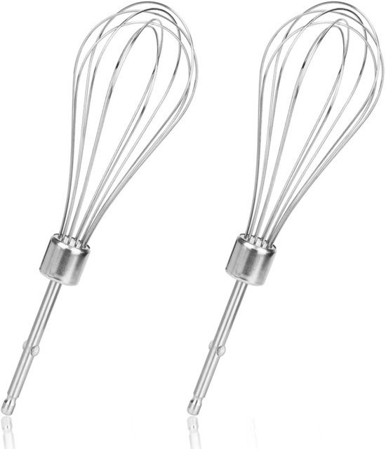 KARZO - 2 stuks accessoires voor handmixers, roestvrij staal, handmixer, bevestigingsmiddelen, elektrische mixer voor Hamilton Beach handmixer 62682RZ 62692 62695V 64699 (12 stokjes) van KARZO