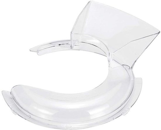 KARZO - Spatbord, spatbord voor Kitchen Aid-mixers Accessoires Transparante spatbord met veilige pasvorm Perfect voor Kitchen Aid RVS-kom (verschillende kleuren) van KARZO