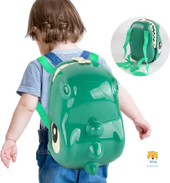 Kiddos Dinosaurus Rugzak met Dino's en Auto's - Avontuurlijk Speelgoed – Waterafstotend van Kiddos
