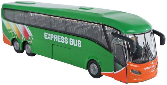 Kids Globe Bus Die Cast met Licht en Geluid, 18,5cm van Kids Globe
