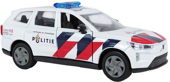 Kids Globe Politieauto Volvo EX90 van Merkloos