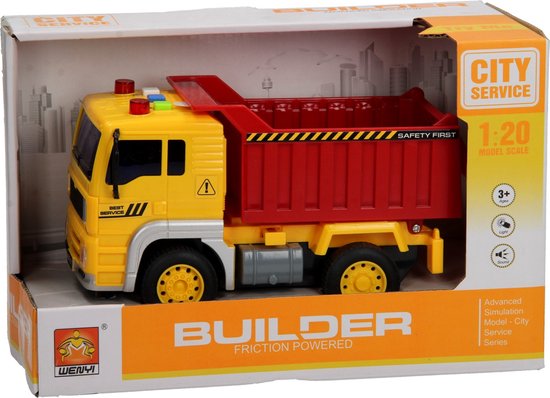 Kiepwagen Licht & Geluid 1:20 van Merkloos