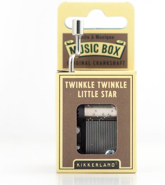 Kikkerland - Nostalgisch Muziekdoosje Twinkle Twinkle Little Star van Kikkerland