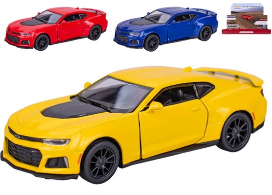 Kinsmart 2017 Chevrolet Camaro ZL1 verkoop per stuk lengte 12.5 cm die cast pull back verkrijgbaar in 3 kleuren van Merkloos