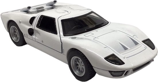 Kinsmart Auto Ford Gt40 Mkii 1966 Die-cast 1:36 Wit van Kinsmart