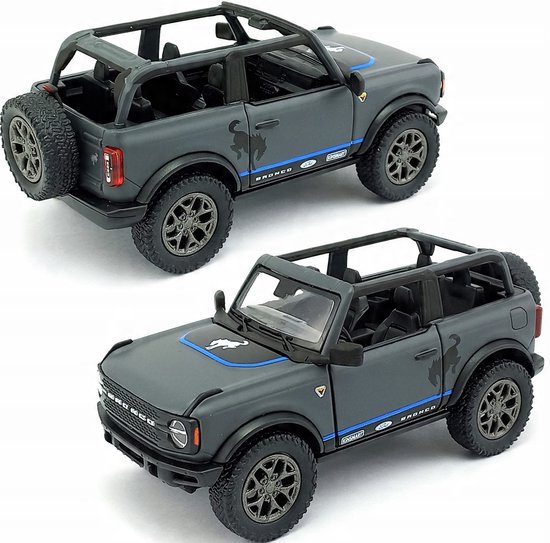 Kinsmart Ford Bronco uvery edition 2022 die cast pull back motor 12,5 cm speelgoed auto van Kinsmart