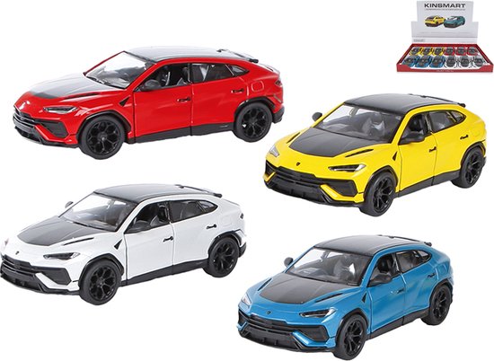 Kinsmart Lamborghini urus Pull-back motor verkrijgbaar in 4 kleuren 1:36 verkoop per stuk van Kinsmart