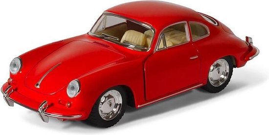 Kinsmart Porsche 356B Carrera 2 — Rood van Kinsmart