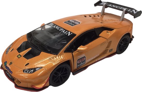 Kinsmart Schaalmodel Lamborghini Huracan 1:36 Pull-back Oranje van Kinsmart