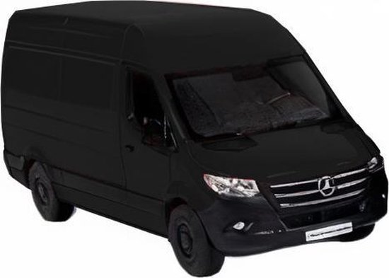 Kinsmart Speelgoedauto Mercedes-benz Sprinter 1:42 Die-cast Zwart van Kinsmart