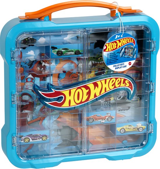 Klein Toys Hot Wheel - opbergkoffer voor 36 speelgoedauto´s - 1:64 - verlicht van Merkloos