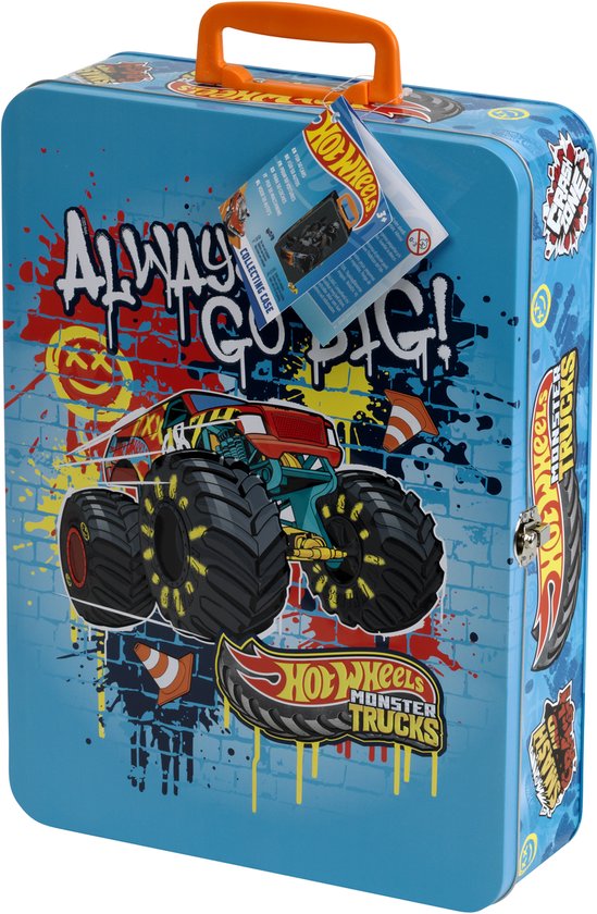 Klein Toys - Hot Wheels Monster truck showcase - geschikt voor 8 auto's - meeneemkoffer van Merkloos