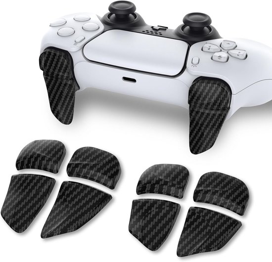 Knoppen Extensie Trigger voor PS5 Controller - Comfortabele Bumper en Trigger Verlengers van Merkloos