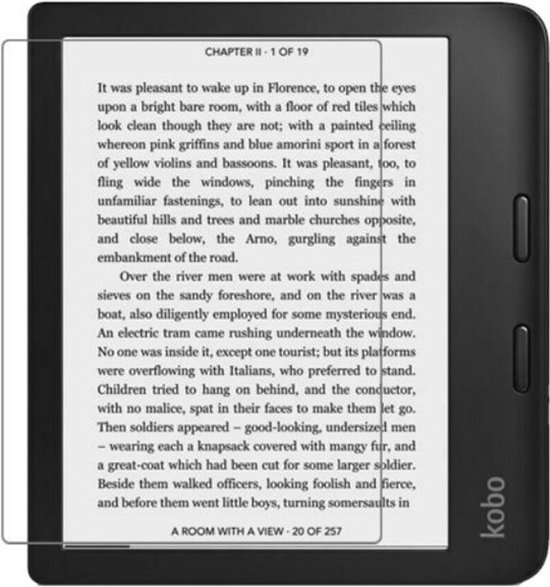 Kobo Libra 2 Screen Protector Ultra Clear PET Display Folie van Kobo