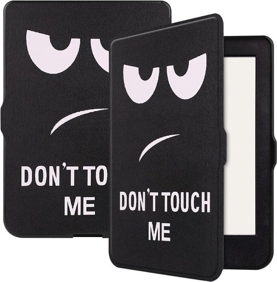 Kobo Nia eReader 6-inch (2020) Hoesje | Portemonnee Book Case | Don't Touch Me Print van Kobo