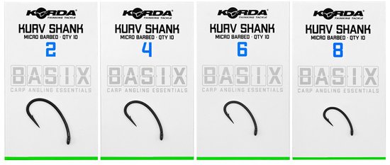 Korda Basix Kurv Haken Weerhaak #4 van Korda