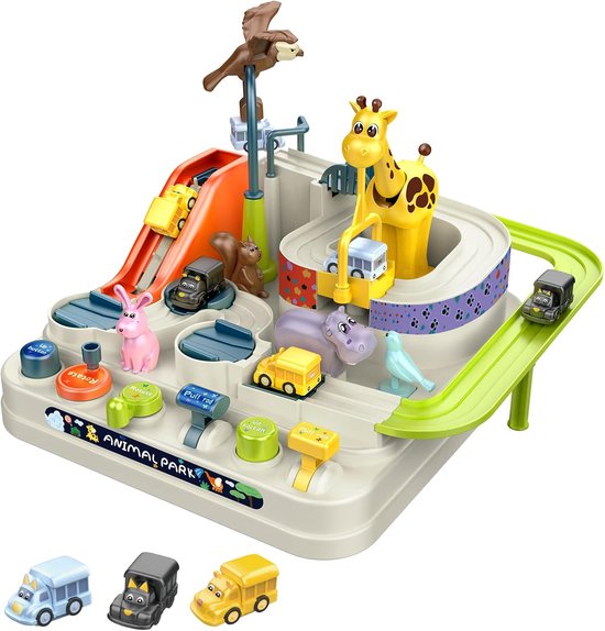 Kraftverdia - Kinderstoel speeltje - Zuignap speelgoed - Speelgoed Baby - Zintuiglijke Montessori-speelgoed - Motoriek-speelgoed - Leuk cadeau voor 1-jarigen & baby’s 6-12 maanden - Witte pup van Merkloos