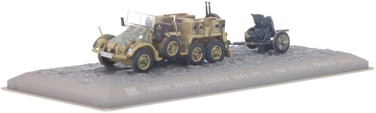 Krupp Kfz.69 Protze Truck German Army Solido Modelauto 1:72 1944 S7200512 Schaalmodel van Merkloos