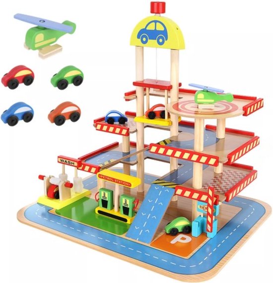 Kruzzel Houten Parkeergarage: Realistisch Speelplezier van Kruzzel