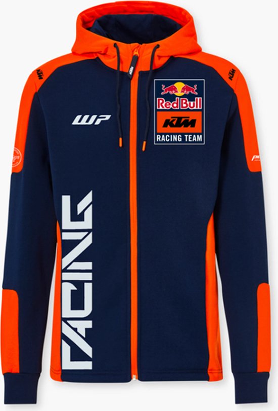KTM Team Hoody met rits 2026 XXL - Red Bull KTM Racing Team van Merkloos