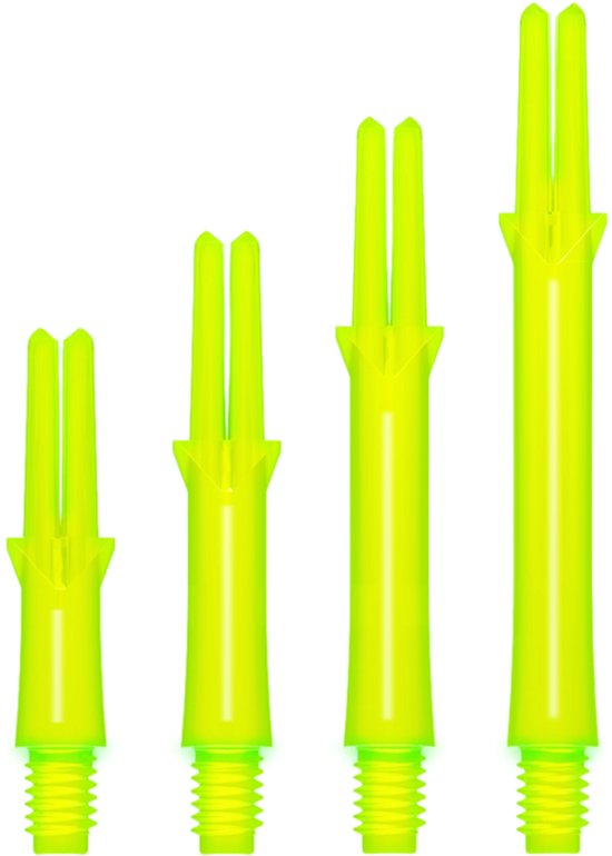 L-Style L-Shaft Locked Straight Neon Yellow - Dart Shafts Medium 330 van L-Style
