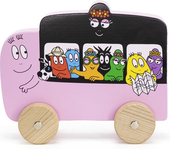 Label Label Barbapapa Houten Speelgoed Auto LLBB-35809 van Label Label