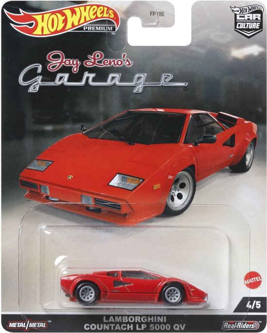 Lamborghini Countach LP5000 QV | Jay Leno’s Garage | 1:64 HotWheels HCK09 van Merkloos