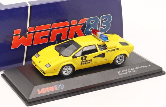 Lamborghini Countach Pace Car Monaco GP 1982 - 1:43 - Werk83 van Lamborghini