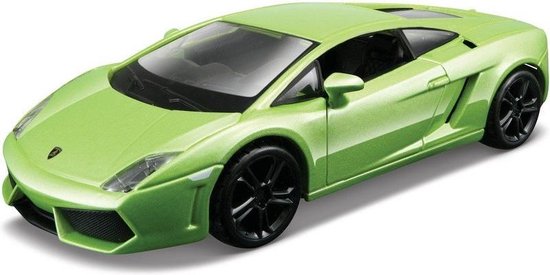Lamborghini Gallardo LP 560-4 (Groen) 1/32 Bburago - Modelauto - Schaalmodel - Modelauto - Miniatuurauto - Miniatuur autos van Bburago